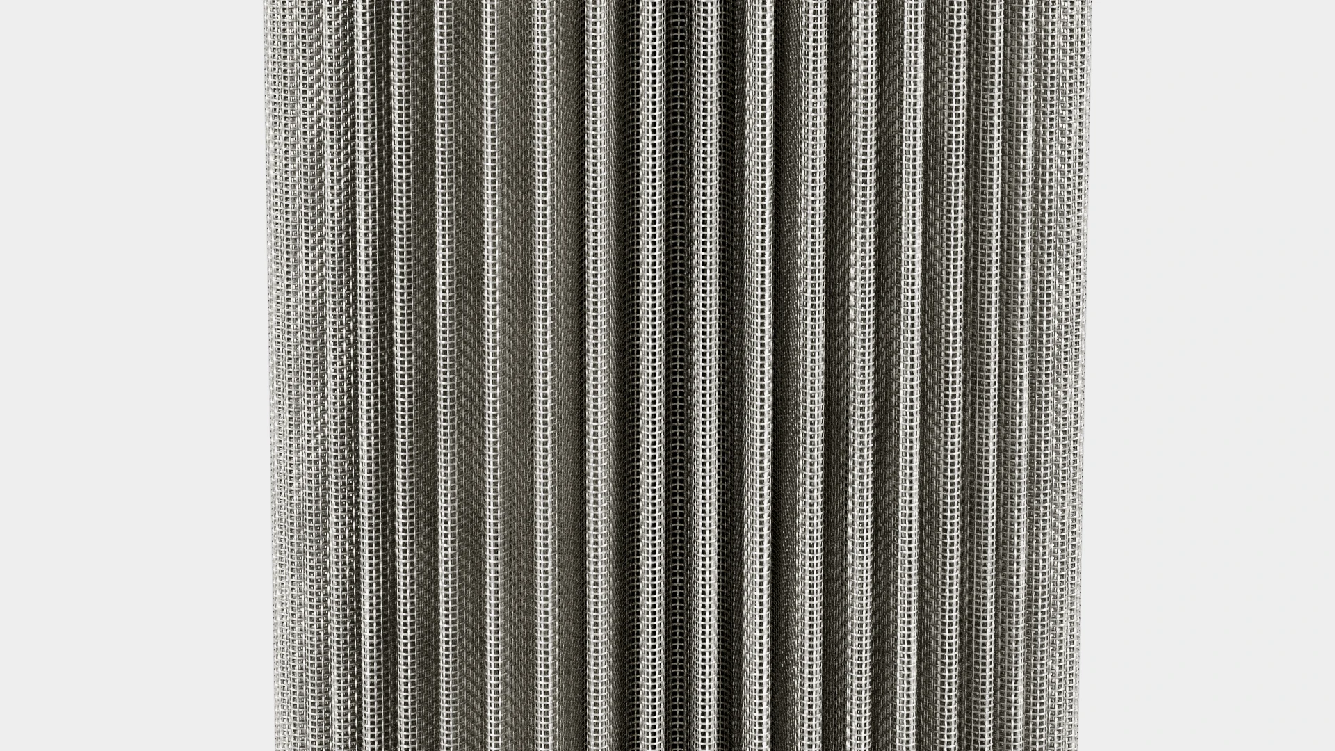 devoti.künne – CGI: fotorealistische 3D-Visualisierung eines Filtergewebes. Detail.