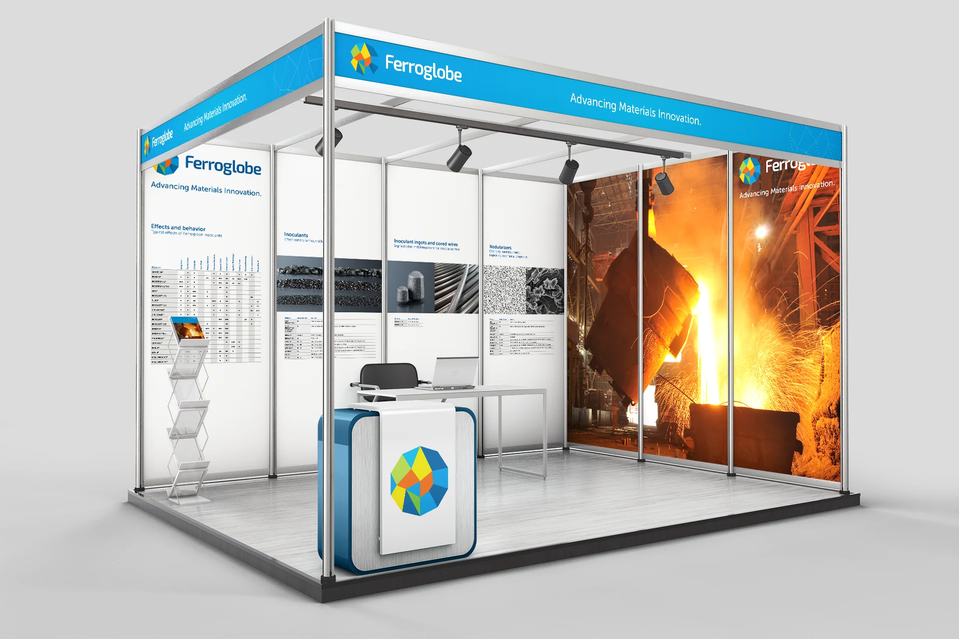 CGI Visualisierung eines Messestands