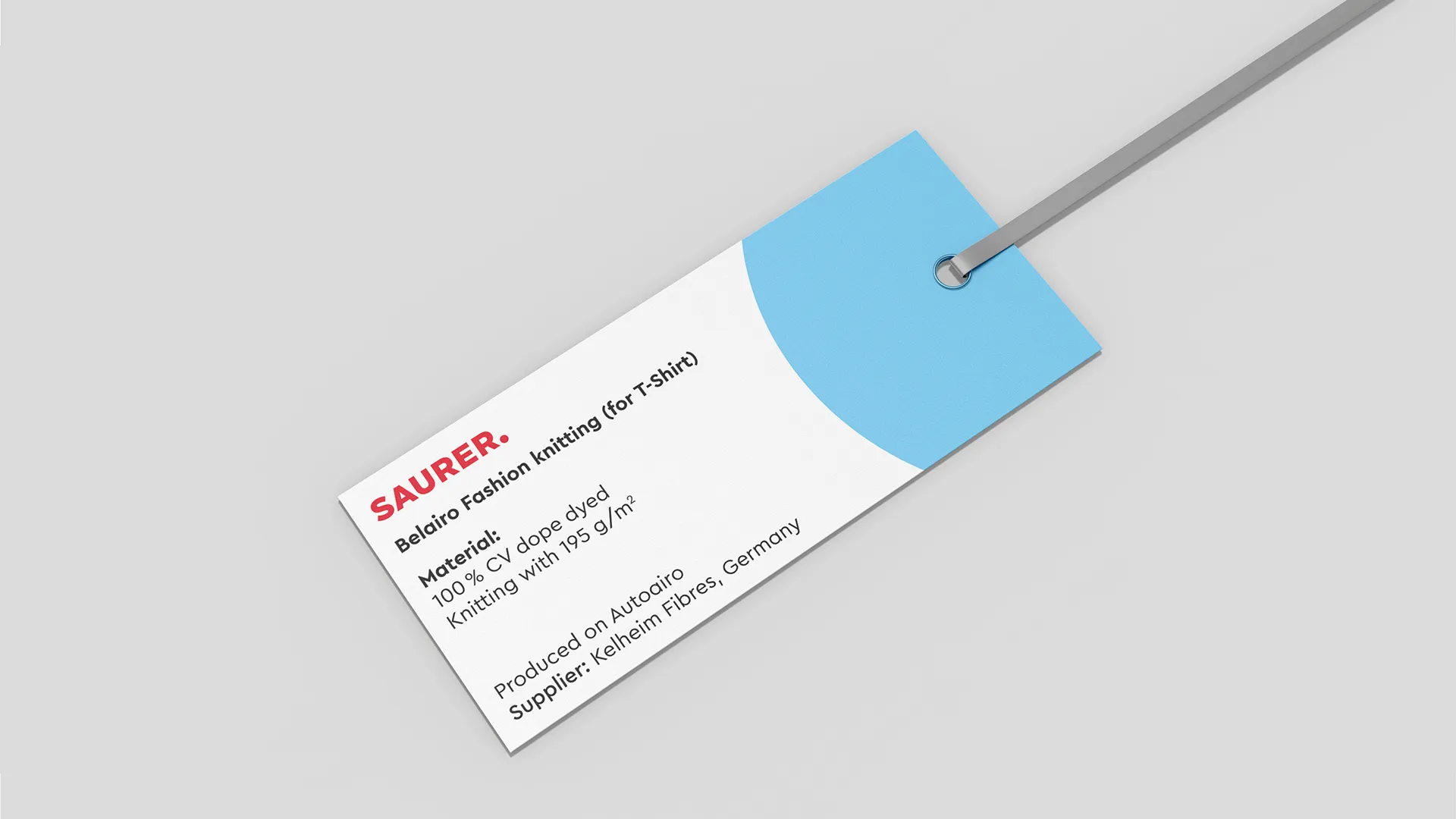 CGI gedrucktes Wäschelabel zur Beschreibung der textilen Eigenschaften