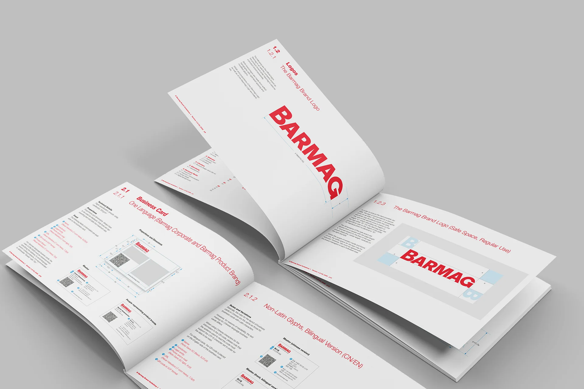 Barmag Brand-Design, Corporate-Design Styleguide